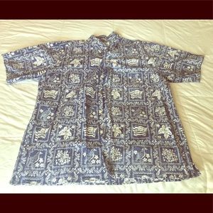 reyn spooner Shirts - XL Blue Reyn Spooner Hawaiian Shirt reyn spooner Shirts - XL Blue Reyn Spooner Hawaiian Shirt